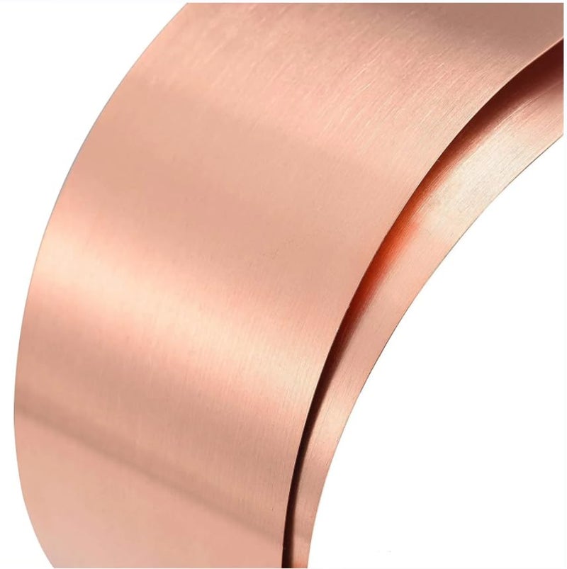 MTTHAHA Pure Copper Sheet Roll, Copper Flashing General Use or Roofing Flashing Roll - DIY (20Ga 10" Width, 5FT) - Image 2